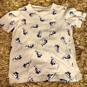 Boys shoe design Nike shirt
